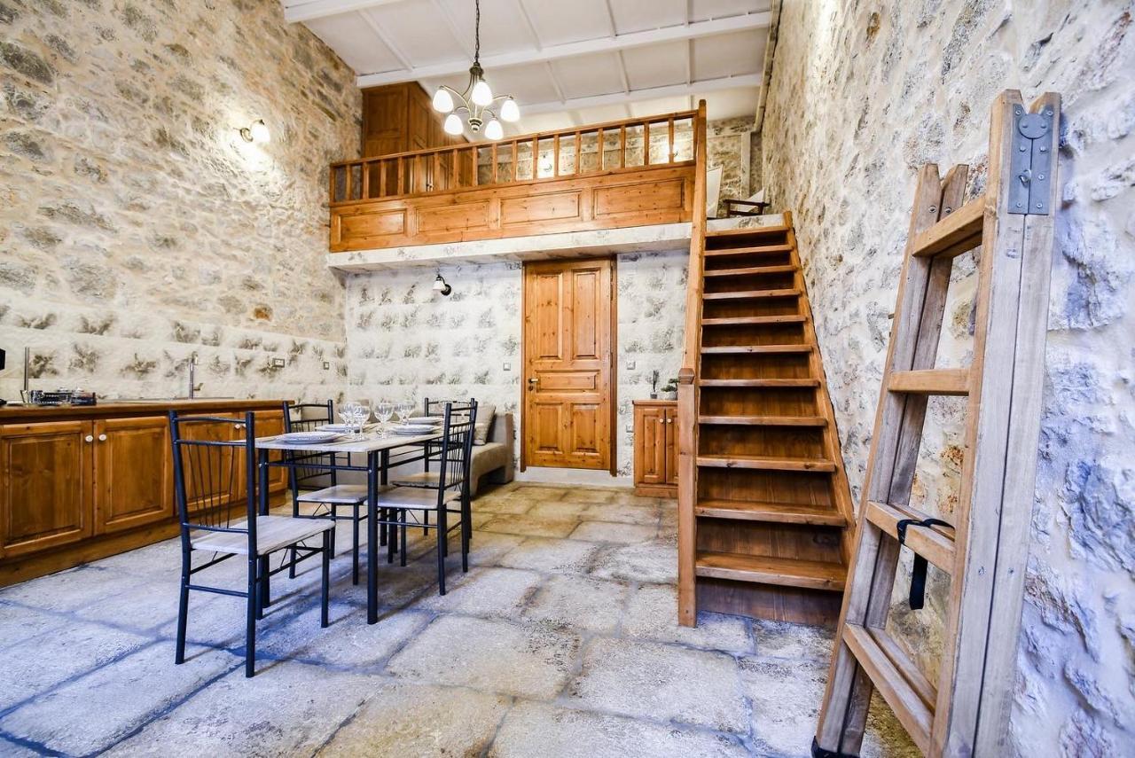 Stone Living Symi Central Apartments Bagian luar foto