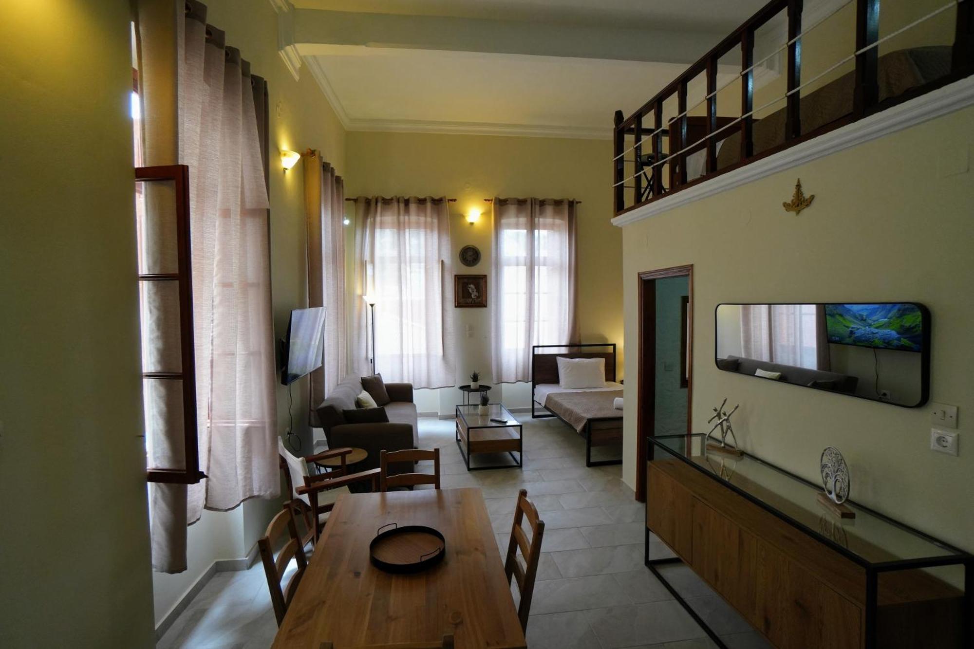 Stone Living Symi Central Apartments Bagian luar foto
