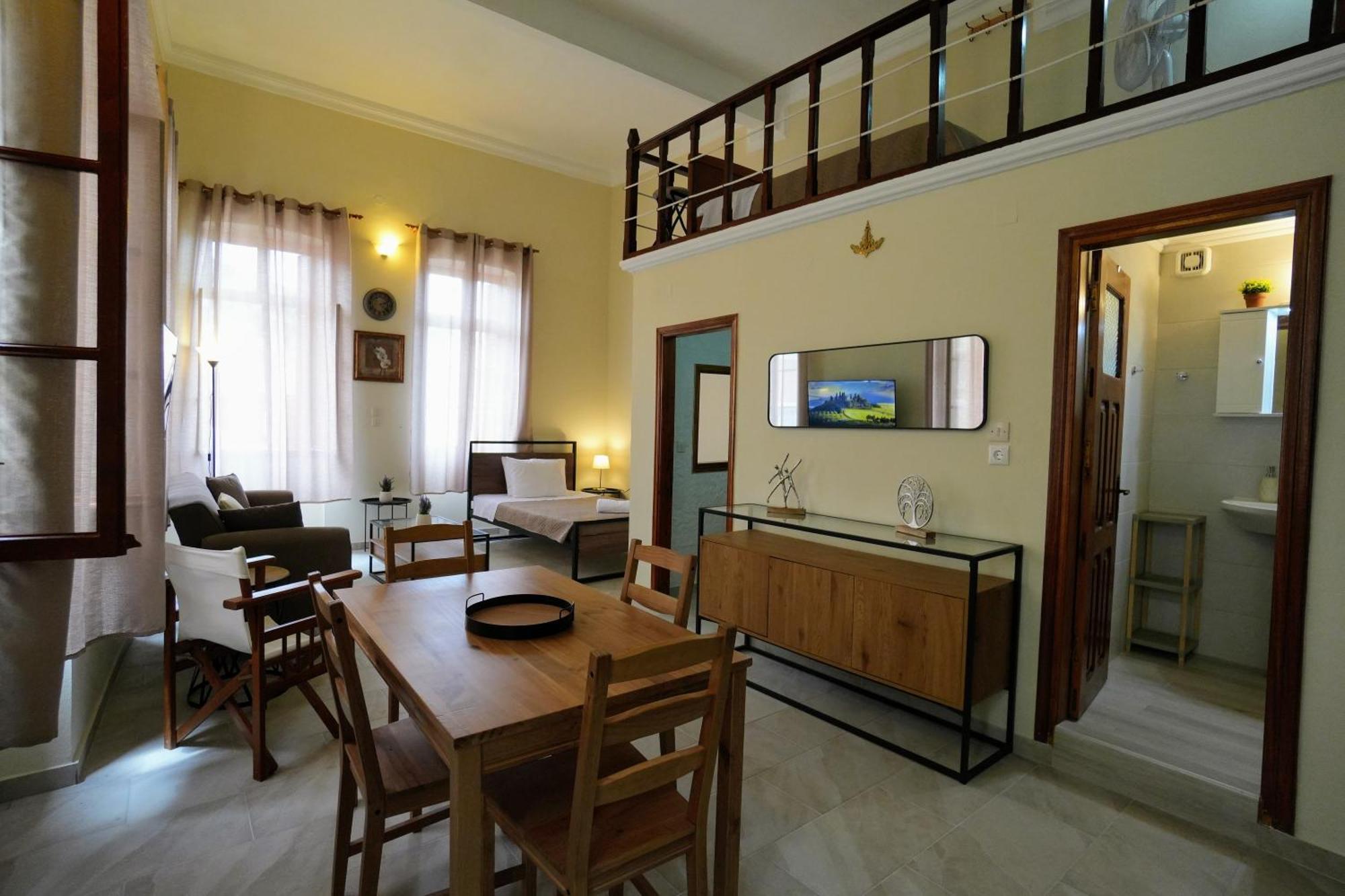 Stone Living Symi Central Apartments Bagian luar foto